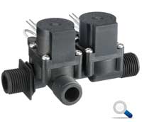 Solenoid Valve 14 : SERIES P
1/2” BSP Inlet (Male) - 2 x 1/2” BSP Outlet (Male)