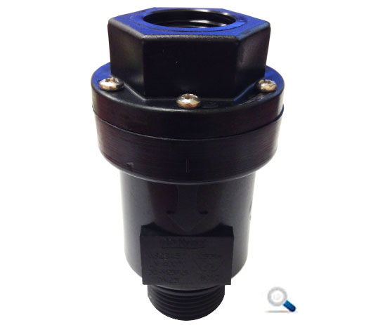 3/4” BSP Inlet (Female) - 1” BSP Outlet (Male)